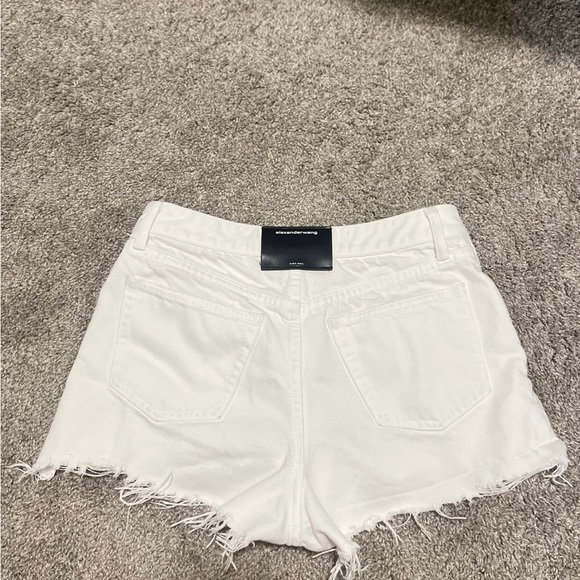 Alexander Wang Bite Shorts High rise White - Picture 2 of 3